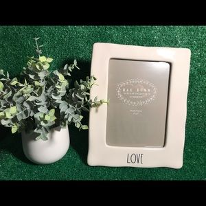 NEW Rae Dunn LOVE frame 5 x 7